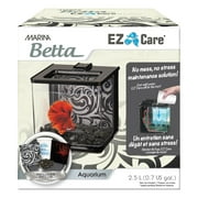 Marina Betta EZ Care 0.7-Gallon Aquarium Starter Kit, Black