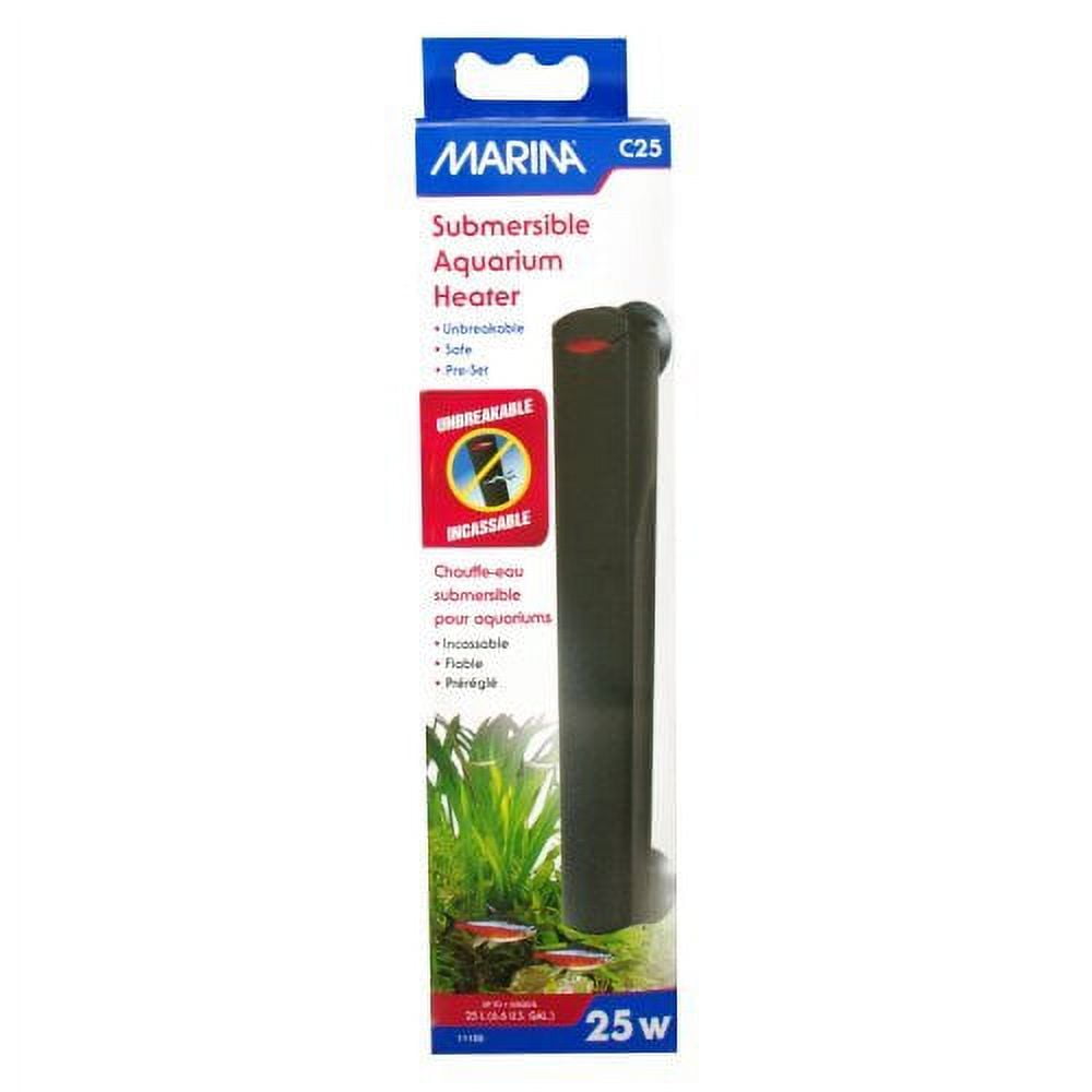 Marina Compact Aquarium Heater, 25Watt