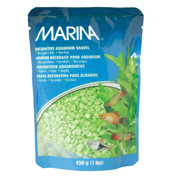 Marina Decorative Gravel, 1 lb, Lime