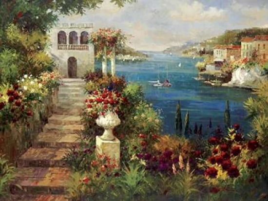 Marina Di Leuca II Canvas Art - Peter Bell (22 x 28)