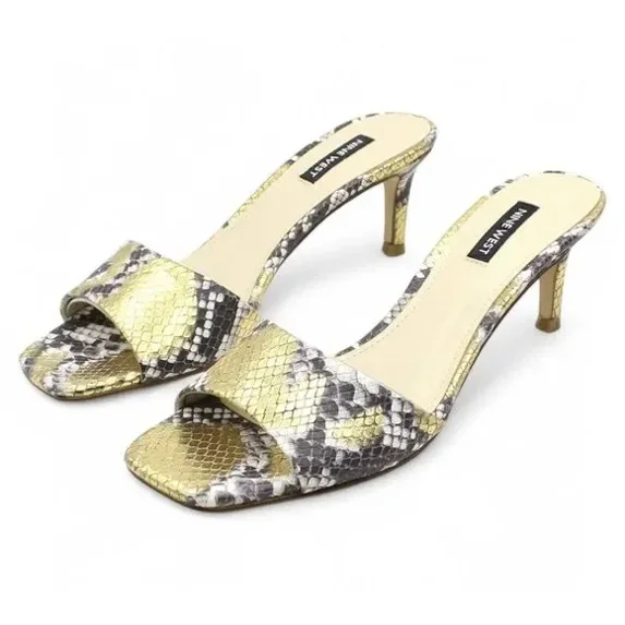 Marina Heeled Slide Sandals