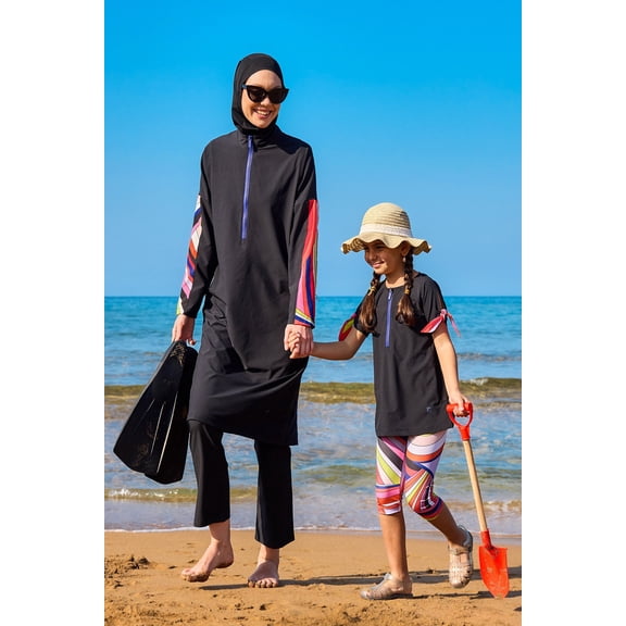 Marina Upf50 Protective Girls’ Modest Swimsuit – C2507