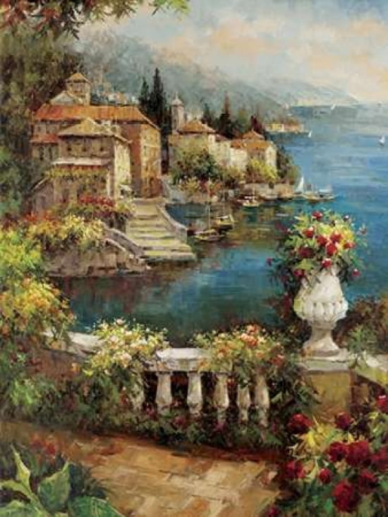 Marina View II Canvas Art - Peter Bell (22 x 28)