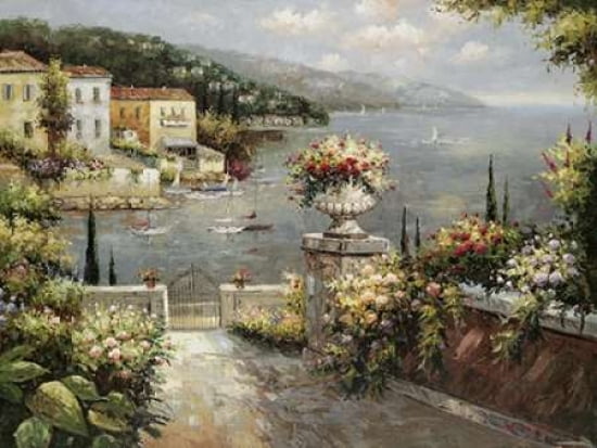 Marina Vista II Canvas Art - Peter Bell (22 x 28)