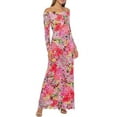 thumbnail image 1 of Marina womens  Printed Midi Dress, XL, 1 of 2