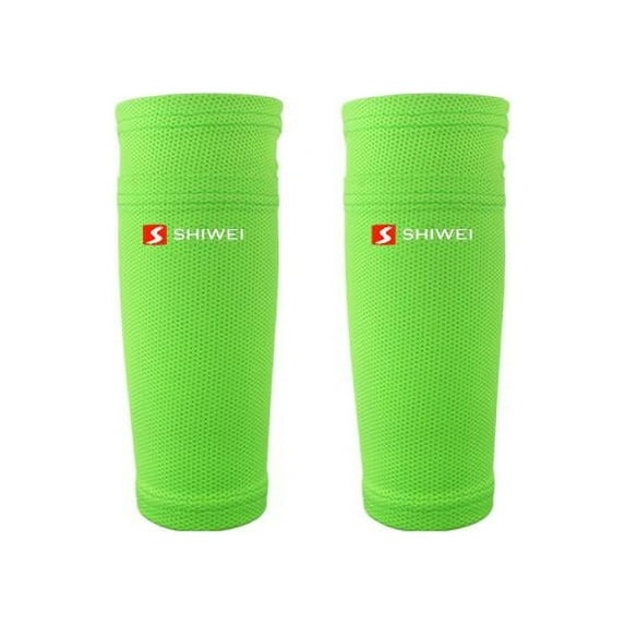 MarinaVida 1 Pair Anti-sweat Breathable Soccer Calf Shin Leg Guard Socks