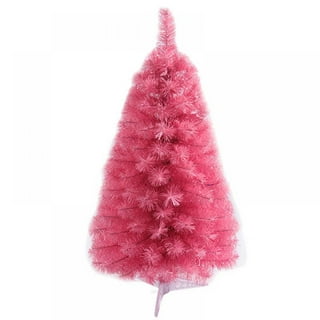 Northlight 2' Pre-Lit Woodbury White Pine Slim Artificial Christmas Tree  Pink Lights