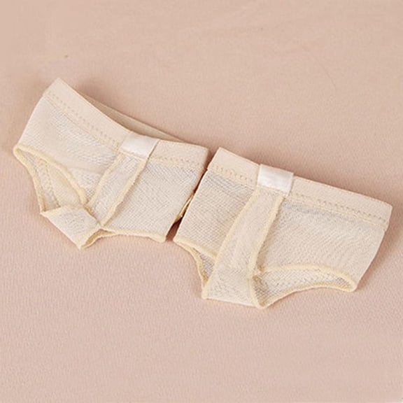 MarinaVida Bottom Ballet Dance Toe Pad - Microfiber Belly Dancing Practice Shoes Foot Thongs Dance Paws Sole