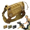 thumbnail image 1 of MarinaVida Dog Harness Solid Color 1000D Nylon Breathable Mesh Adjustable Training Vest, 1 of 5