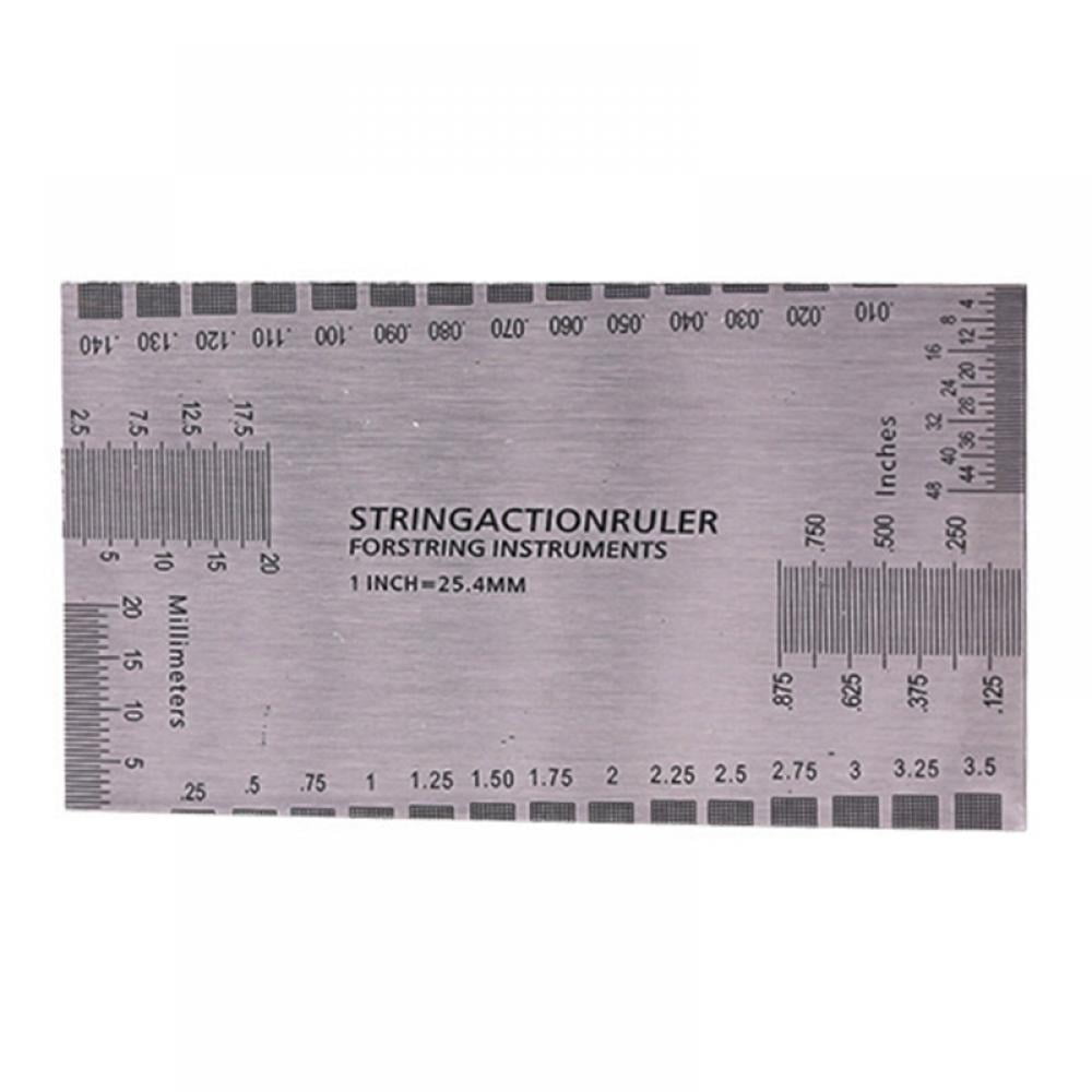 MarinaVida Guitar String Action Ruler Gauge Tool Guitar Set Up Tool Kit
