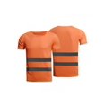 thumbnail image 1 of MarinaVida Hi Vis Round Neck High Visibility Reflective Tape Safety Work T-Shirt, 1 of 1