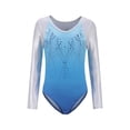 thumbnail image 1 of MarinaVida Kids Girls Long Sleeve Gymnastics Leotard Dress Ballet Dance Costume Dancewear (Little Girls & Big Girls), 1 of 6