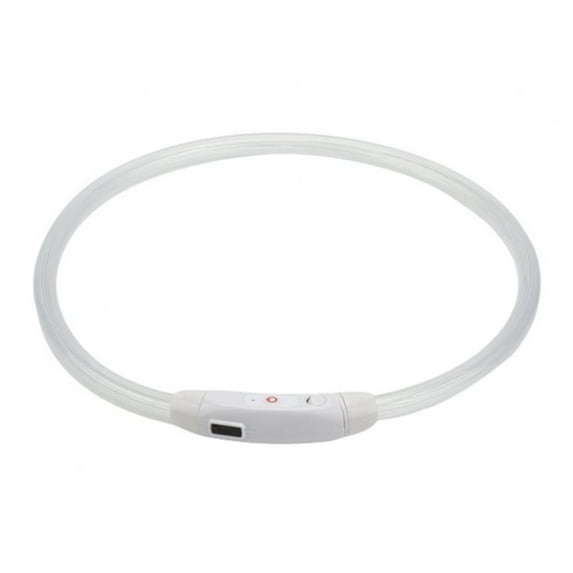 MarinaVida LED Dog Collar USB Rechargeable Pet Necklace Glow in The Dark,Be Safe for Your Dogs Walking at Night