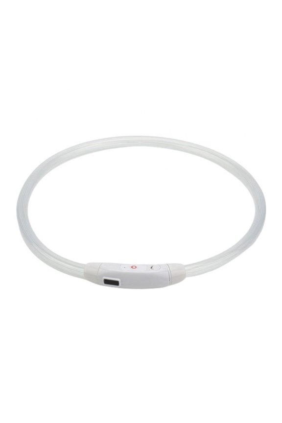 LED Dog Collar USB Rechargeable Pet Necklace Glow in The Dark,Be Safe for Your Dogs Walking at Night