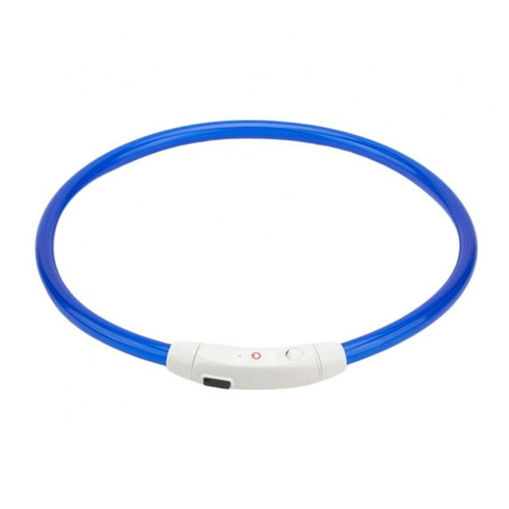 MarinaVida LED Dog Collar USB Rechargeable Pet Necklace Glow in The Dark,Be Safe for Your Dogs Walking at Night