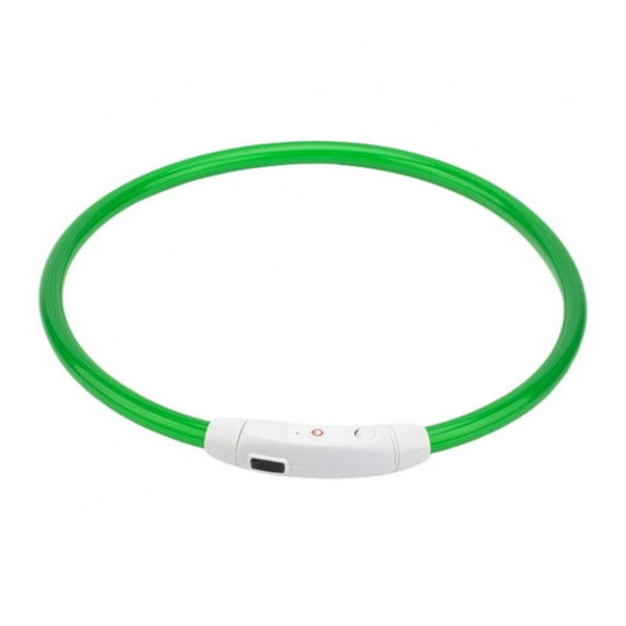MarinaVida LED Dog Collar USB Rechargeable Pet Necklace Glow in The Dark,Be Safe for Your Dogs Walking at Night