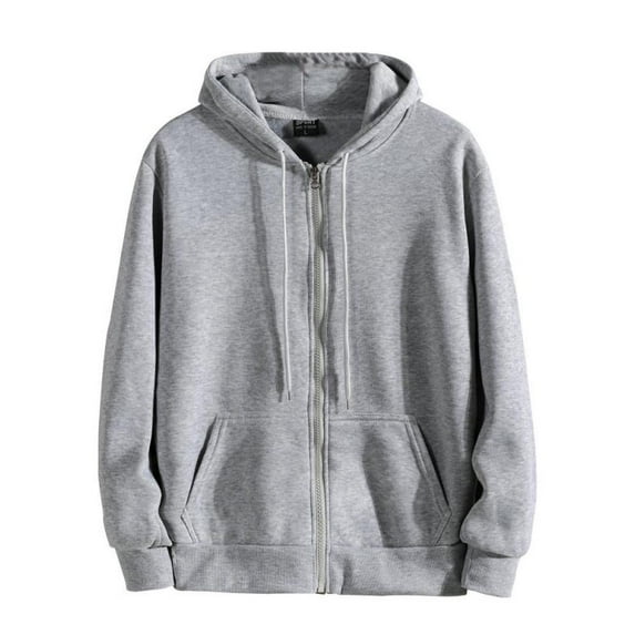 MarinaVida Men Fleece Lined Fleece Hoodie Jacket