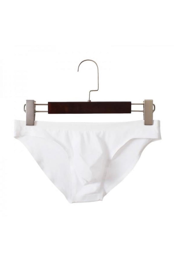 Men's Ice Silk Elastic Seamless Underpants Ultra-Thin Breathable Briefs Underwear
