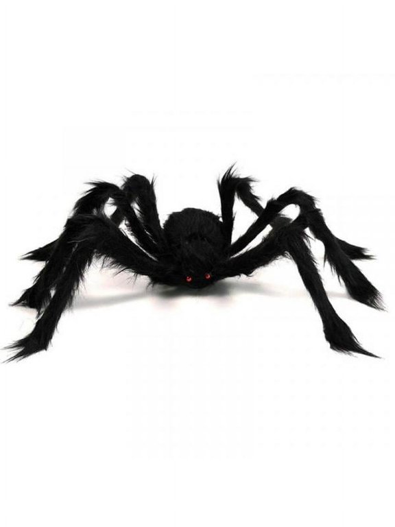 Spider Halloween Decoration Haunted House Prop Indoor Outdoor Black-Giant