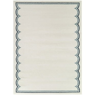 Marinatos Modern Border Area Rug