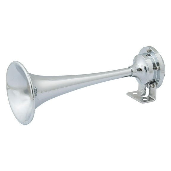 Marinco 10107 - 12V Chrome Plated Single Trumpet Mini Air Horn