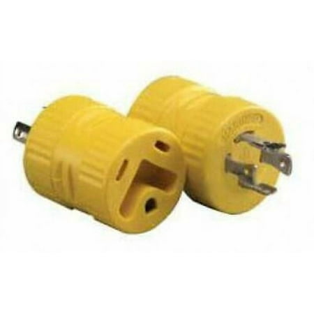 Marinco 128A RV Generator Adapter, 20 Amp Locking, 4 Prong