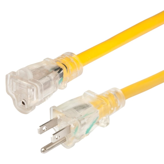 Marinco 150050NL 15A Marine Grade Lighted Non-Locking 50' Extension Cord