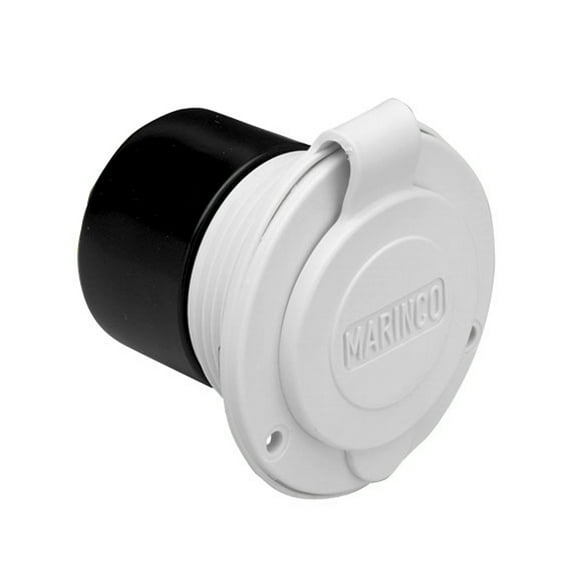 Marinco 150BBIW - 15A 125V Front Mount Bass Boat Inlet