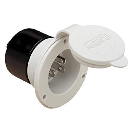 Marinco 150BBIW.RV Power Receptacle - White - 15Amp