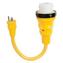 Marinco 150SPP LED Pigtail 50A 125/250V Female (Boat) to 15A 125 Male (Dock) Adapter