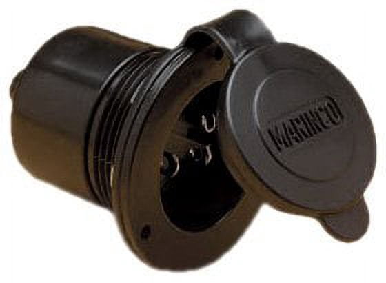 Marinco 200BBI.RV 20A 125V STRAIGHT BLADE POWER INLET BLACK / EA