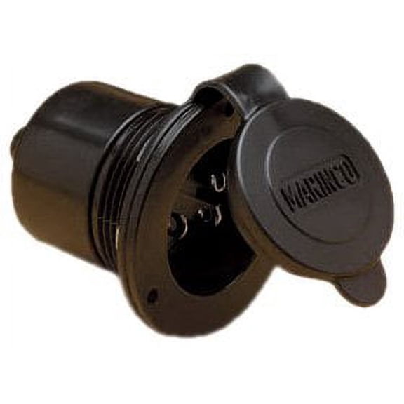 Marinco 200BBI.RV 20A 125V STRAIGHT BLADE POWER INLET BLACK / EA