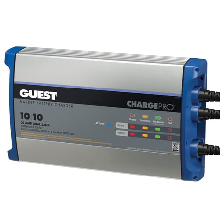 Guest 2720A Guest On-Board Battery Charger 20A / 12/24V; 2 Bank; 120V Input