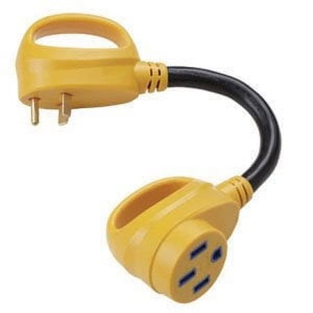 Marinco 3050ARV RV Adapter w/Extra Grip Handles, 30A to 50A