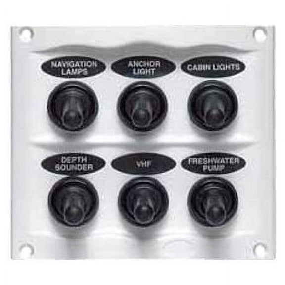 Marinco 900-6WP - 6 Switches Waterproof Panel
