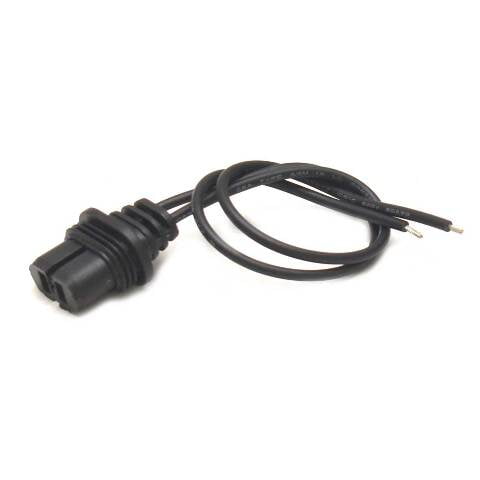 Marinco Boat Pigtail Plug 11-004-N | 2 Spade Female 7 Inch Black