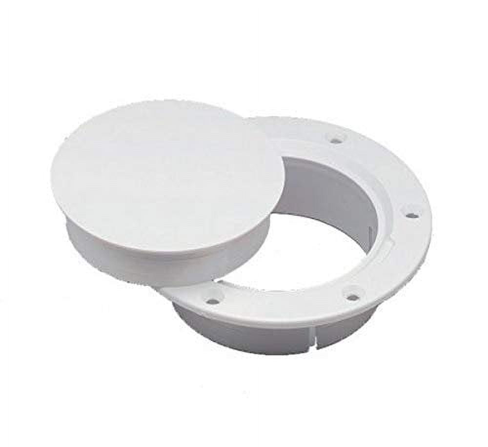 Plaque De Pont Marinco N10863DW Blanche 7,6 Cm - Couvercle étanche, Pour Système Snap-In