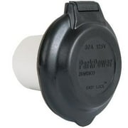 MARINCO PARKPOWER Marinco / Park Power 304EL-BRV.BLK 30A Contoured Power Inlet