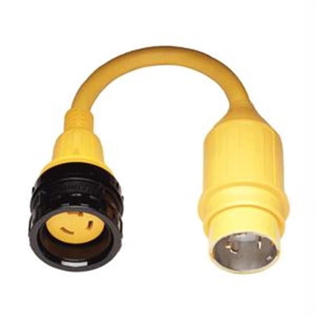 Marinco Pigtail Adapter 30A Locking to 50A Locking