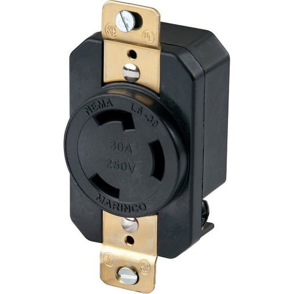 Marinco Power Products 306R.OEM.Nms Receptacle Locking Master/50, 30 Amp, 250V