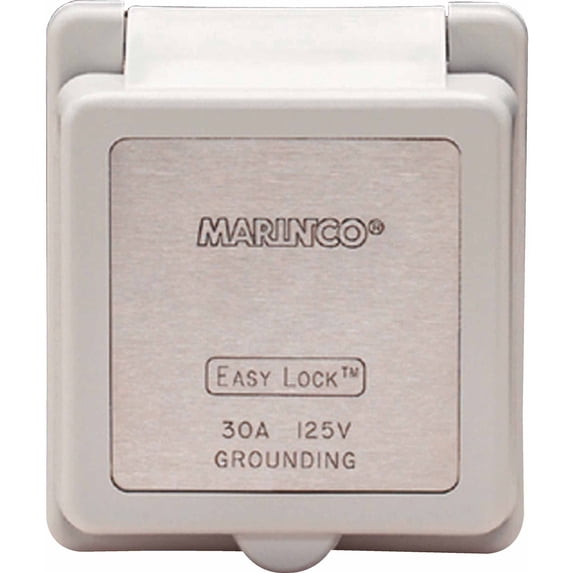 Marinco Replacement Cap and Bezel Only For 301EL-B Power Inlet