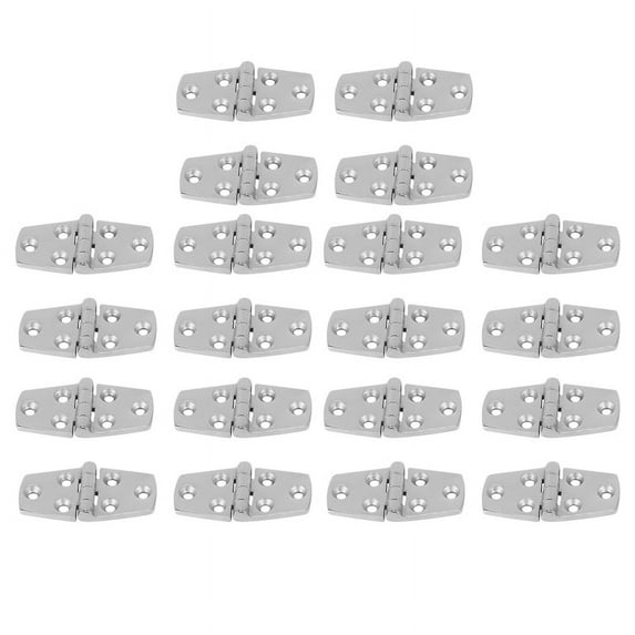 Marine 20 Pieces Stainless Steel Strap Hinge Door Hinge for Marine Boat Yacht Rafting Boating,Boat Marine Hatch Hinges