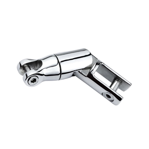 Marine 316 Stainless Steel Boat Pipe Eye End Cap Jaw Slide,Boat Anchor Double Swivel Connector ,Convenient to Use