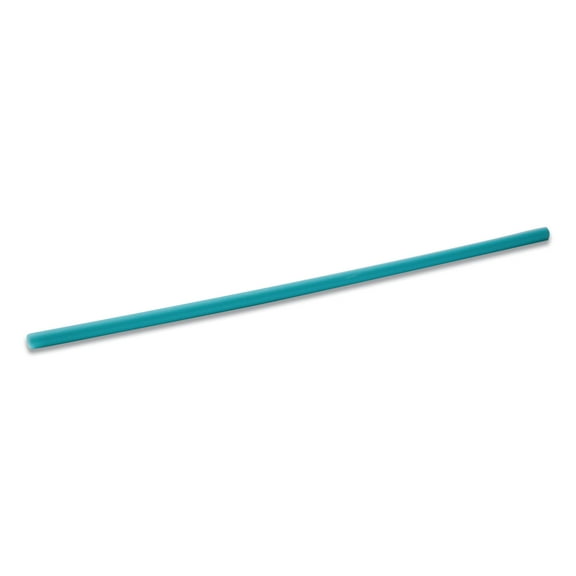 7.75 in. PHA Wrapped Marine Biodegradable Straws - Ocean Blue (375/Box, 10 Boxes/Carton)