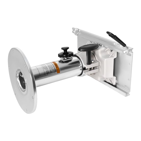 Marine Adjustable Boat Seat Pedestal,360 Swivel Sliding Track - Height Adjustable Aluminum Alloy Post for Yacht, Pontoon Fishing Boat Seat