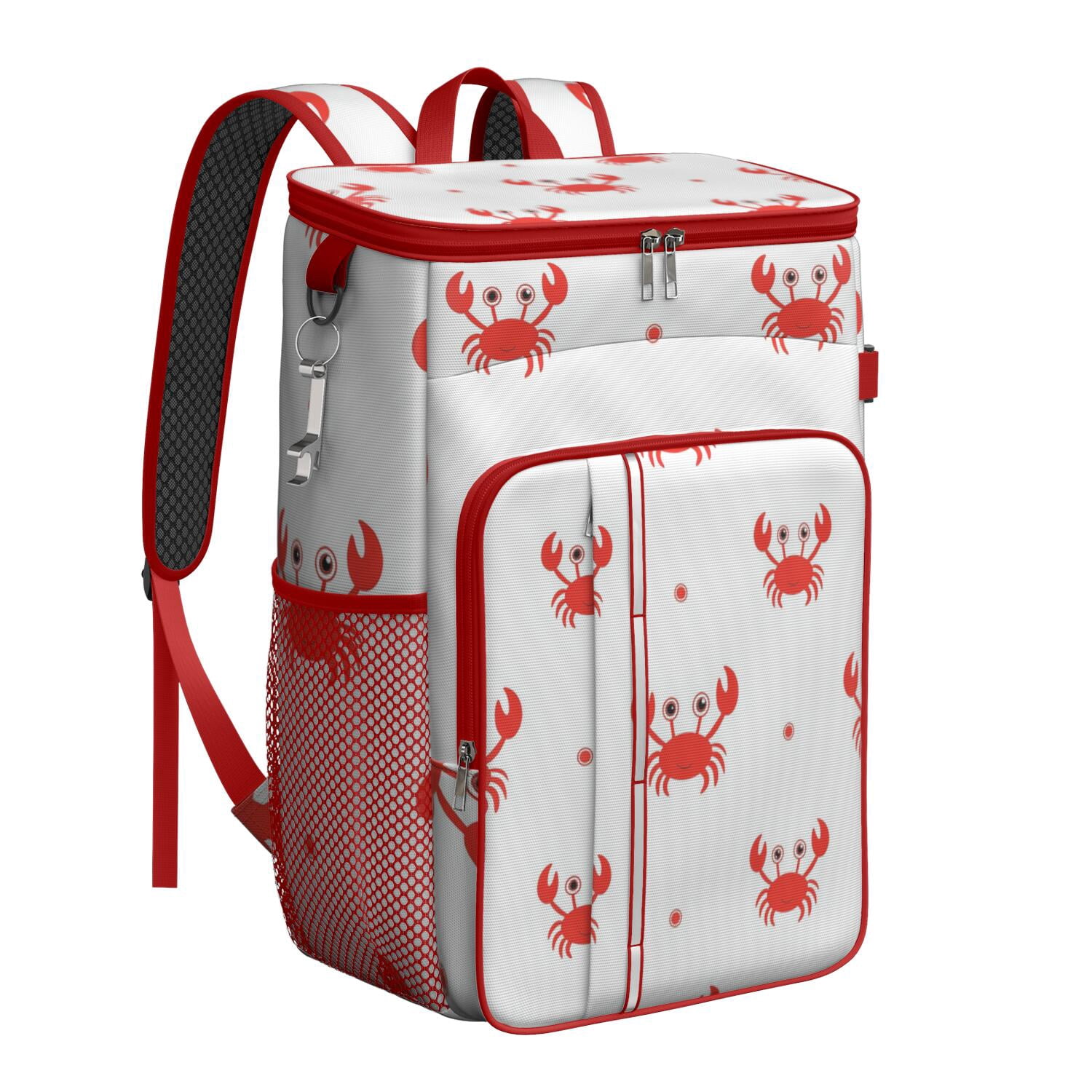 Marine Adorable Crab Cooler Backpack Insulated Waterproof Leak Proof Backpack Cooler Lightweight Lunch Picnic Camping Backpack Cooler for Men Women