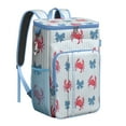 thumbnail image 1 of Marine Adorable Crab Cooler Backpack Insulated Waterproof Leak Proof Beach Cooler Bag Lightweight Lunch Picnic Camping Backpack Cooler for Men Women, 1 of 6