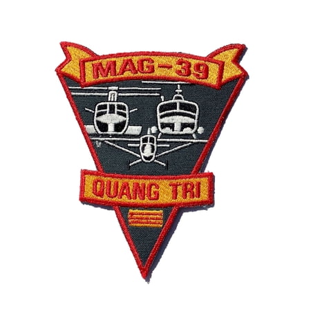 Marine Aircraft Group MAG-39 QUANG TRI Patch- Plastic Backing