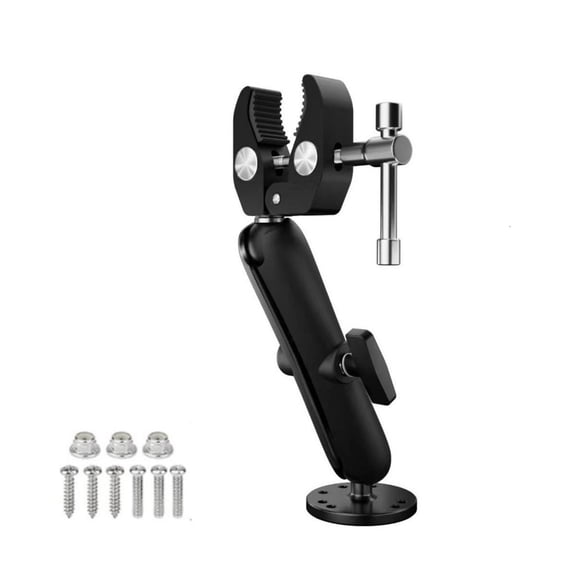 Marine Aluminum Trolling Motor Stabilizer Bracket Adjustable Height Angle 360