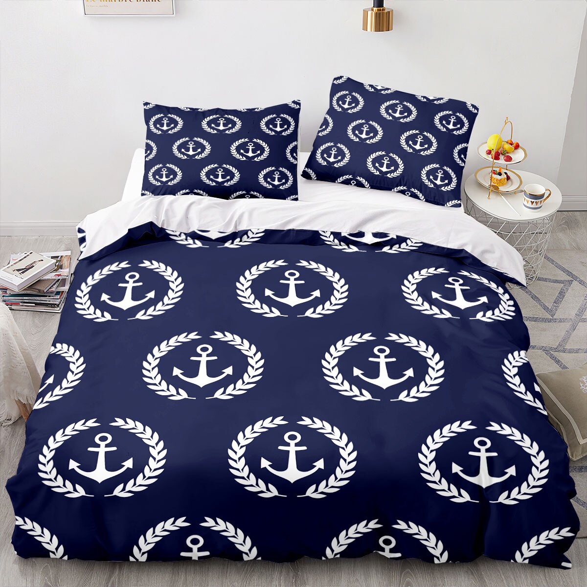 Marine Anchor Bedding Set Ocean Sea 3d Duvet Cover Sets Comforter Bed